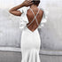V-neck backless pencil skirt - ROUTINE FASHION